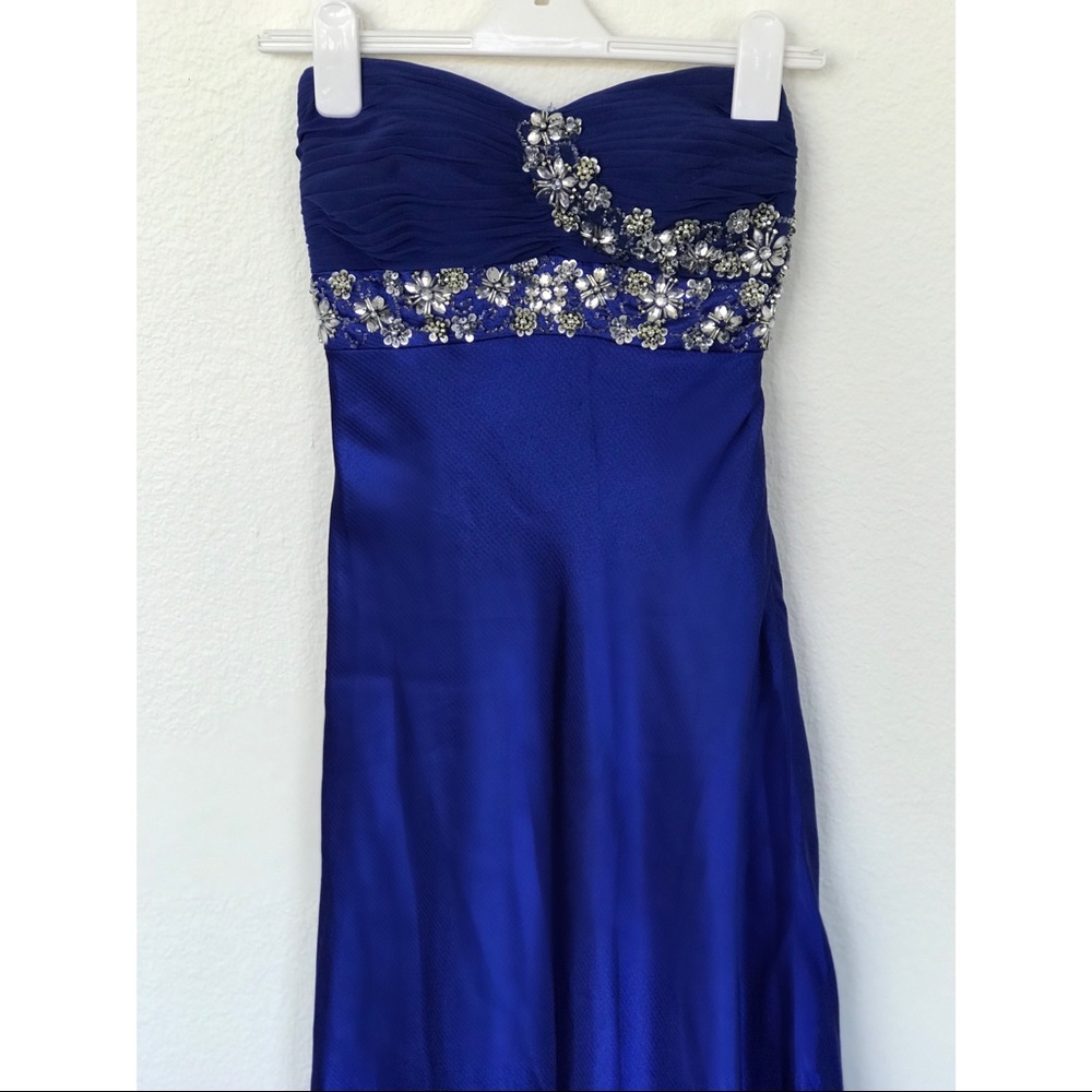 Royal Blue Floor Length Gown